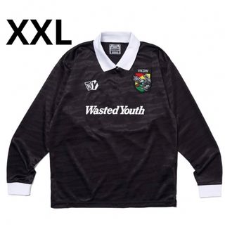 ヒューマンメイド(HUMAN MADE)の新品 Wasted Youth Soccer Shirt "Black" XXL(Tシャツ/カットソー(七分/長袖))