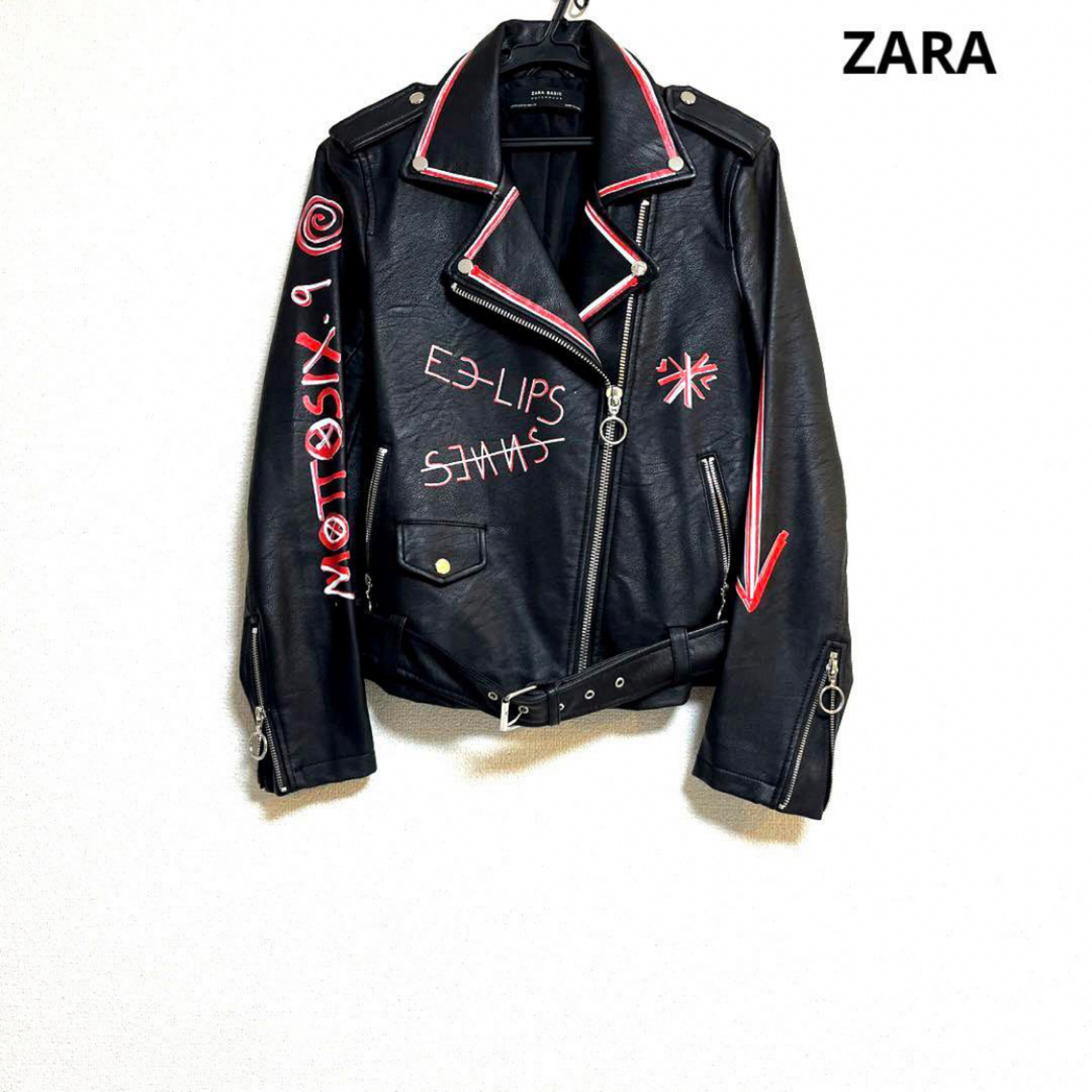 ZARA(ザラ)の♡ ZARA ♡ ザラ　ライダース M レディースのジャケット/アウター(ライダースジャケット)の商品写真