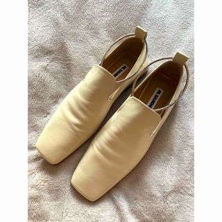 ジルサンダー(Jil Sander)のJIL SANDER ジルサンダー  バレエ　フラット　リング　シューズ(ローファー/革靴)