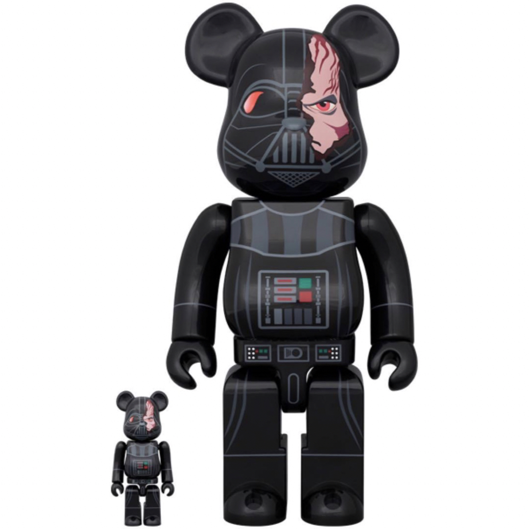 MEDICOM TOY(メディコムトイ)のBE@RBRICK  DARTH VADER(TM) DAMAGE Ver. エンタメ/ホビーのフィギュア(SF/ファンタジー/ホラー)の商品写真