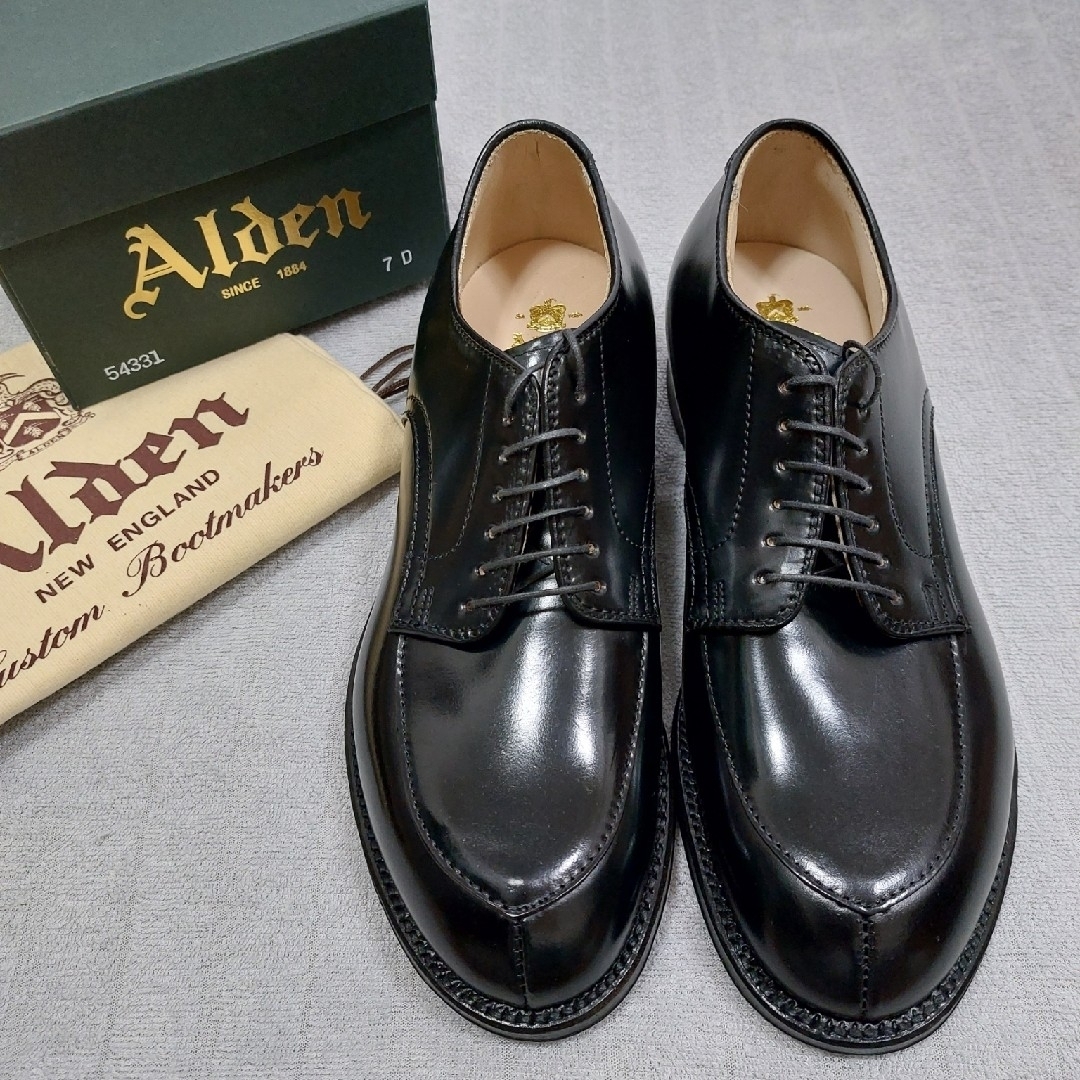 Alden(オールデン)のALDEN オールデン 54331 コードバン Vチップ SIZE-7 メンズの靴/シューズ(ドレス/ビジネス)の商品写真
