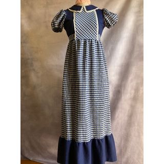 ガニーサックス(GUNNE SAX)のアメリカ🇺🇸買い付け　チェック柄ヴィンテージワンピース(ロングワンピース/マキシワンピース)