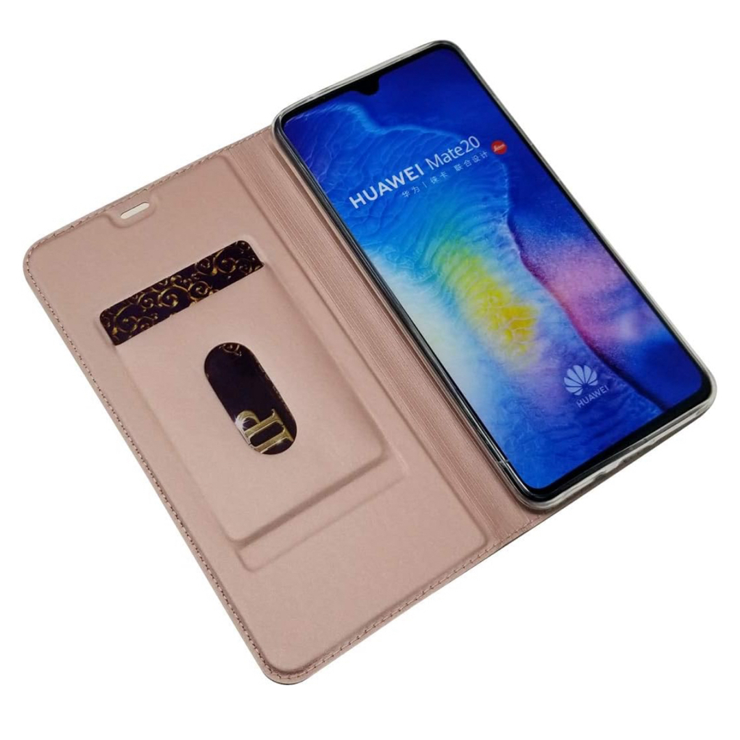 HUAWEI(ファーウェイ)のHuawei Mate 20 6.53インチ ケース 手帳型 バラの金 スマホ/家電/カメラのスマホアクセサリー(Androidケース)の商品写真