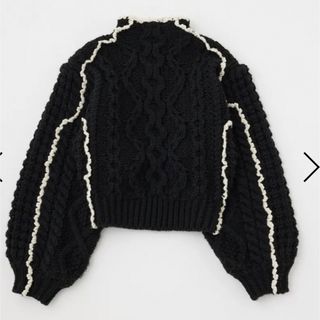 マウジー(moussy)のマウジー STITCH CABLE ニット(ニット/セーター)