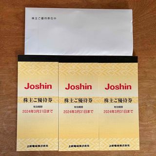 上新電機 株主優待券15000円分(ショッピング)