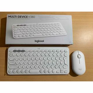 ロジクール　キーボード　マウス　K380  M350   オフホワイト　セット(PC周辺機器)