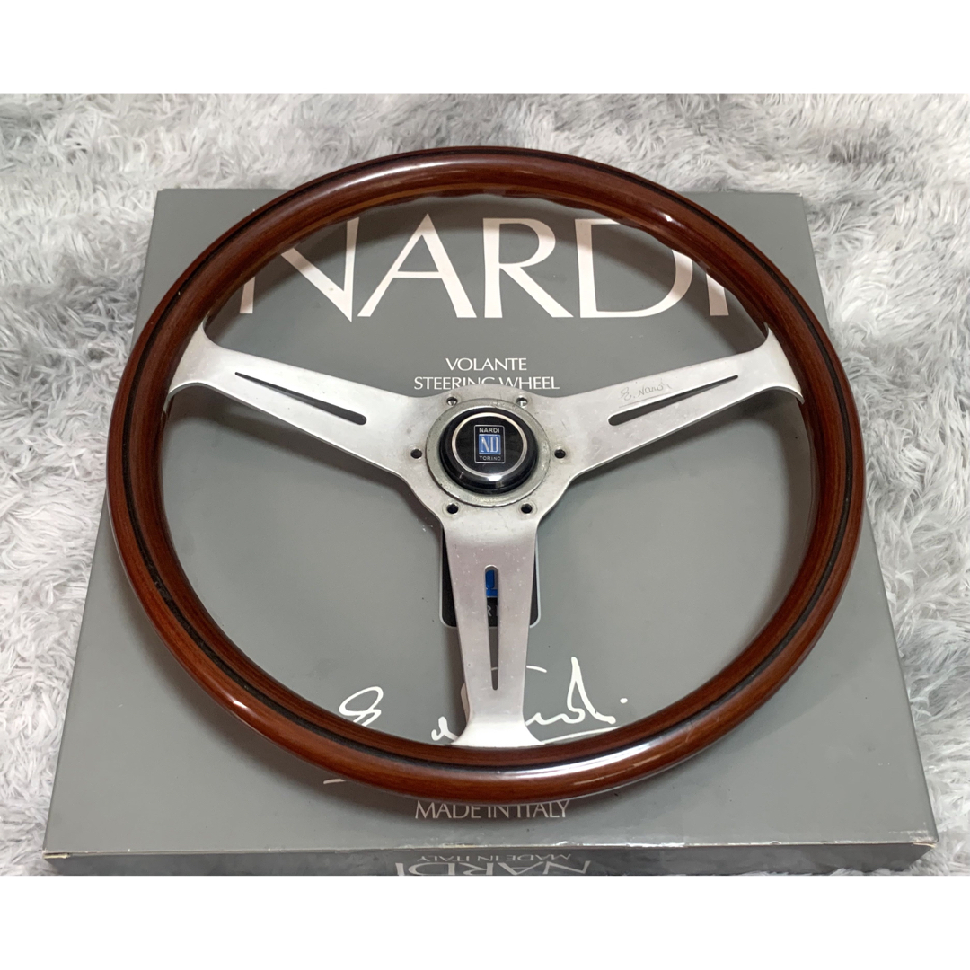 自動車/バイク【NARDI Classic】36.5Φ ウッドステアリング　ナルディ