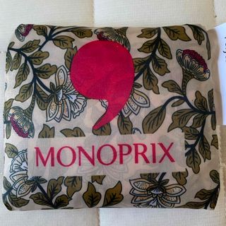 MONOPRIX モノプリエコバッグ花柄ボタニカル/フランス土産(エコバッグ)