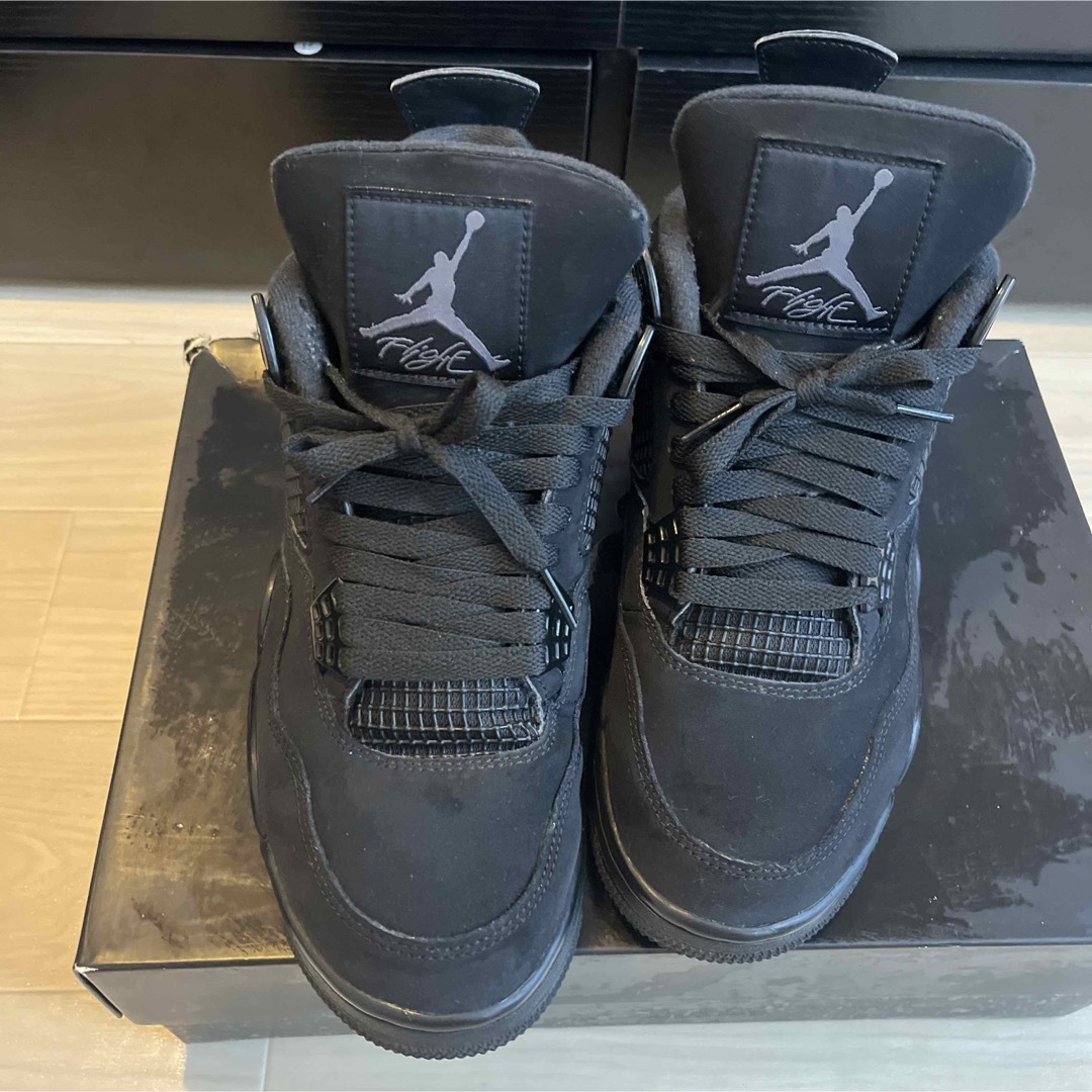 Jordan Brand（NIKE）(ジョーダン)のジョーダン 4 BLACK CAT メンズの靴/シューズ(スニーカー)の商品写真