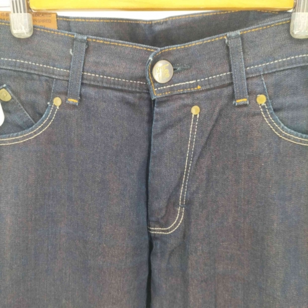 Lee(リー)のLee(リー) レザー切替ポケット シンチバック デニム パンツ 脇割 メンズ メンズのパンツ(デニム/ジーンズ)の商品写真