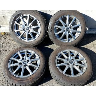 ダンロップ(DUNLOP)の14インチ【ダンロップスタッドレスタイヤ付】165/65R14☆ルーミー、タンク(タイヤ・ホイールセット)