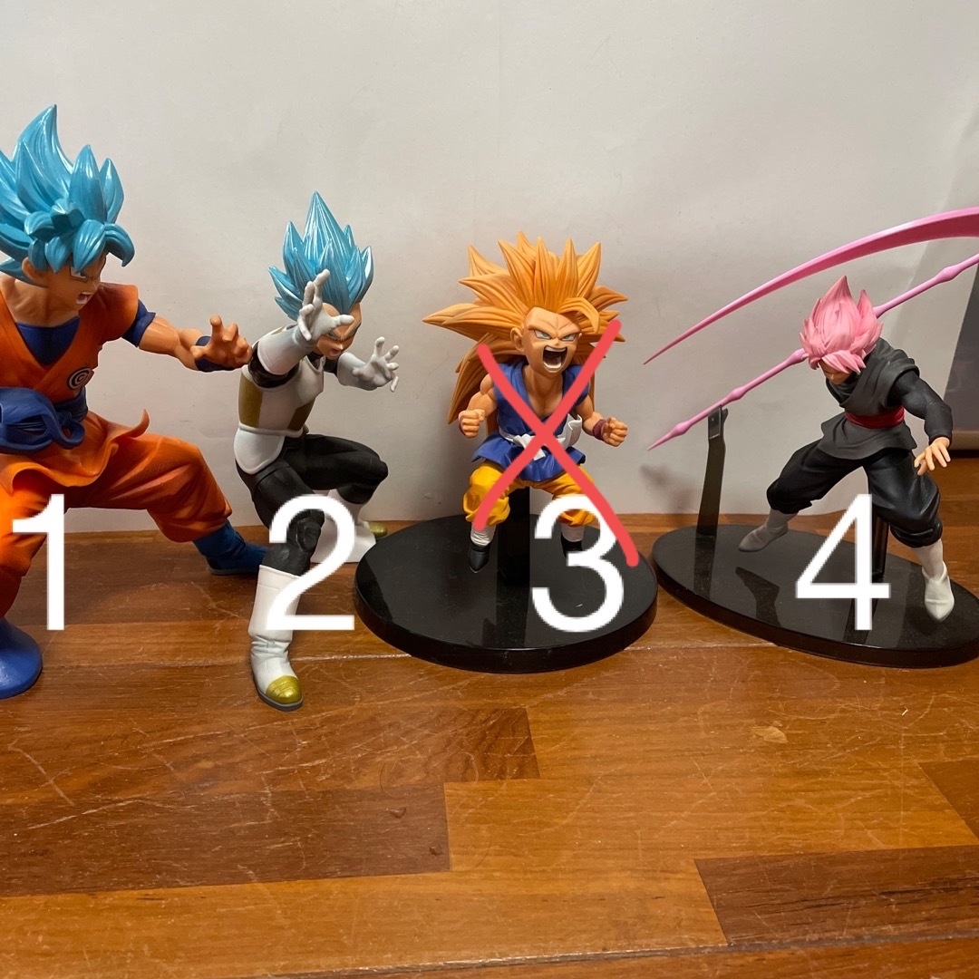 ドラゴンボール(ドラゴンボール)のドラゴンボールフィギュア1体バラ売り ハンドメイドのおもちゃ(フィギュア)の商品写真