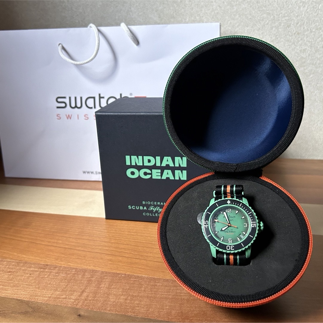 swatch(スウォッチ)のスウォッチ ブランパン　インディアンオーシャン メンズの時計(腕時計(アナログ))の商品写真