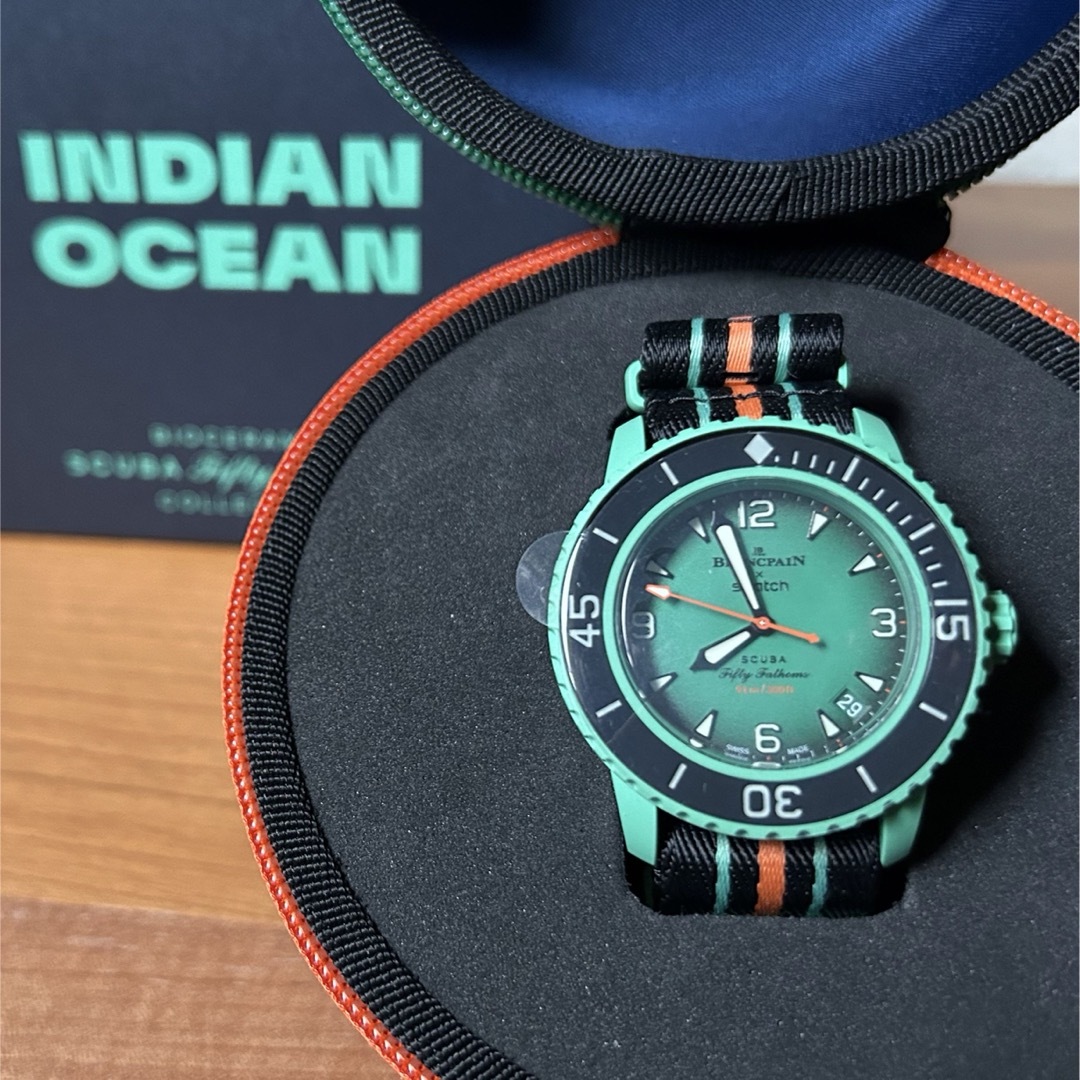 swatch(スウォッチ)のスウォッチ ブランパン　インディアンオーシャン メンズの時計(腕時計(アナログ))の商品写真