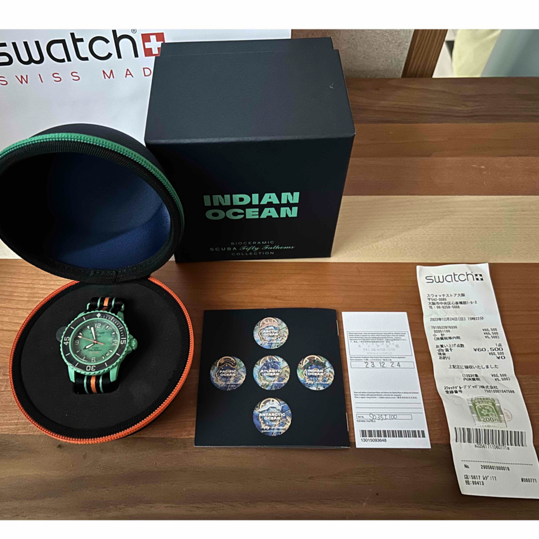 swatch(スウォッチ)のスウォッチ ブランパン　インディアンオーシャン メンズの時計(腕時計(アナログ))の商品写真