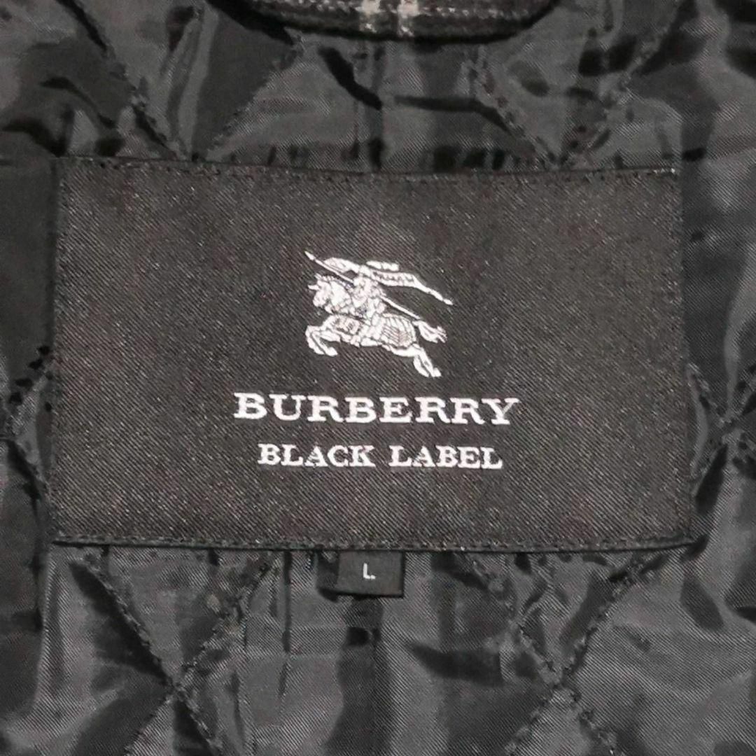 BURBERRY BLACK LABEL(バーバリーブラックレーベル)の美品 L  バーバリーブラックレーベル  ダッフル ウール キルティング 中綿 メンズのジャケット/アウター(ダッフルコート)の商品写真