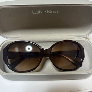 カルバンクライン(Calvin Klein)のカルバンクライン/サングラス/べっこう/ブラウン(サングラス/メガネ)