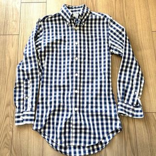 ブルックスブラザース(Brooks Brothers)の【極美品】 Brooks Brothers シャツ チェック ネイビー XS (シャツ)