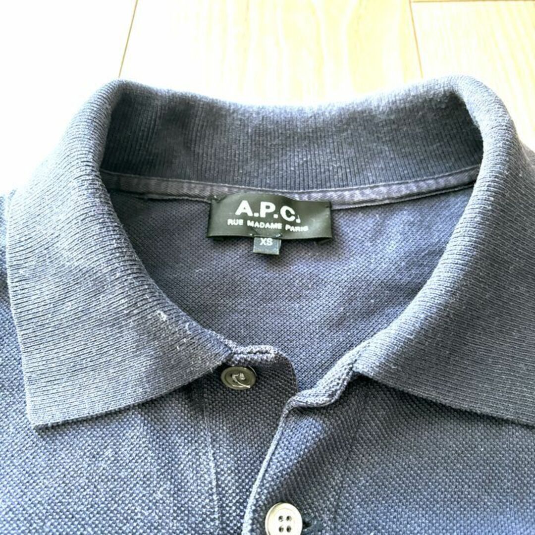 A.P.C(アーペーセー)のA.P.C　アーペーセー ポロシャツ XS ネイビー メンズのトップス(ポロシャツ)の商品写真