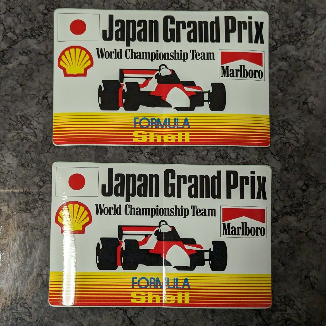 ステッカー F1 Marlboro シェル アイルトン・セナ アラン ステッカー F1 Marlboro シェル アイルトン・セナ アラン