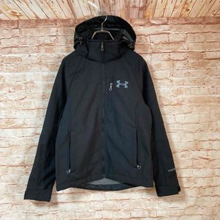 アンダーアーマー(UNDER ARMOUR)のアンダーアーマー UNDER ARMOR パーカー フルジップ コールドギア 黒(パーカー)