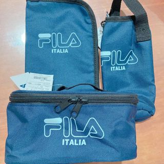 フィラ(FILA)のFILA ポーチ 3点セット ネイビー(ポーチ)