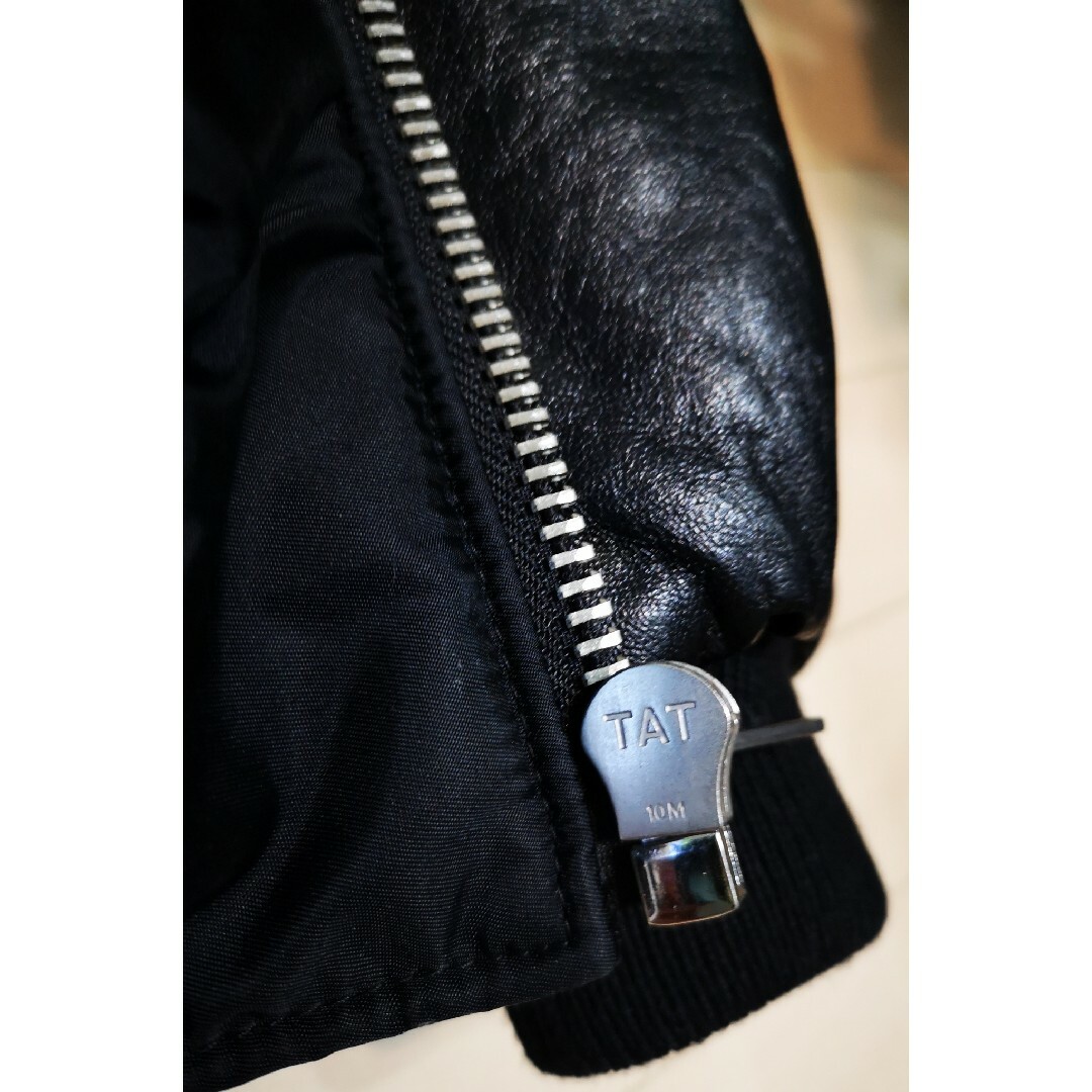 PRADA(プラダ)のPRADA ナッパレザーボンバージャケット シモンズ 国内正規青山店購入 メンズのジャケット/アウター(レザージャケット)の商品写真