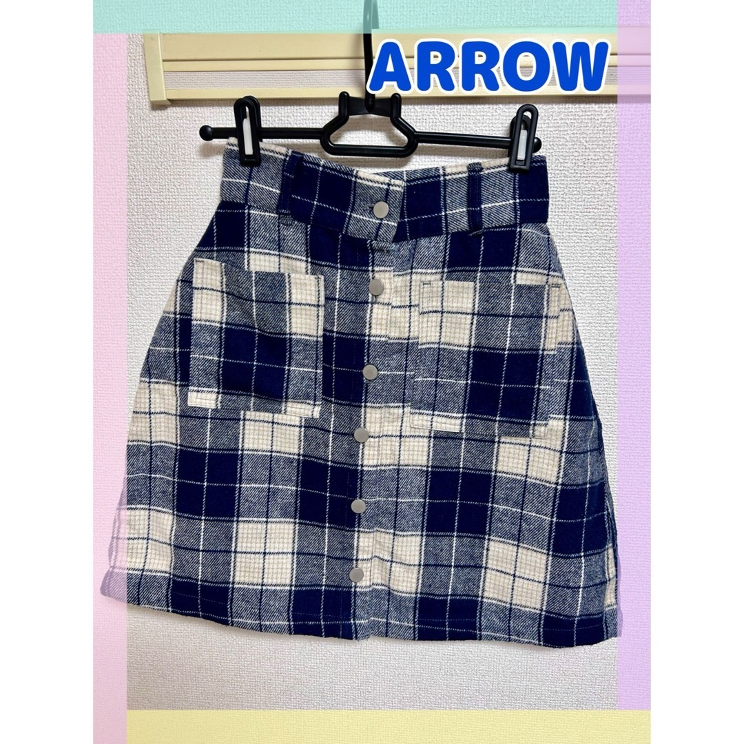 ARROW(アロー)のARROW アロー チェックスカート レディースのスカート(ミニスカート)の商品写真