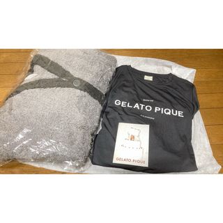 ジェラートピケ(gelato pique)の新品未使用 ジェラートピケ 2024 福袋 モコモコ上下 ワンピース ジェラピケ(ルームウェア)