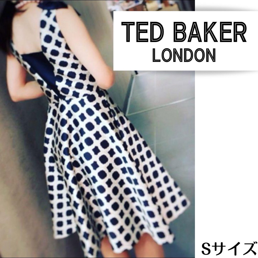 TED BAKER(テッドベイカー)のドレス　TED BAKER LONDON  サイズ0 レディースのワンピース(ひざ丈ワンピース)の商品写真