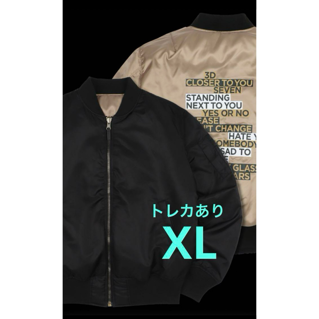 BTS ジョングク　golden bomber jacket (XL) エンタメ/ホビーのタレントグッズ(アイドルグッズ)の商品写真