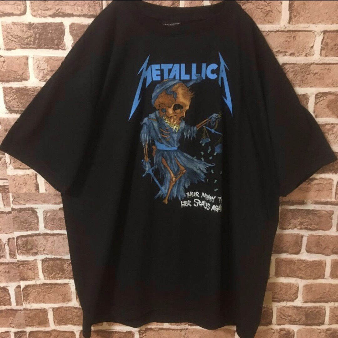 METALLICA(メタリカ)の【XLサイズ】メタリカ☆バンドTシャツ　両面プリント　ブラック　新品未使用 メンズのトップス(Tシャツ/カットソー(半袖/袖なし))の商品写真