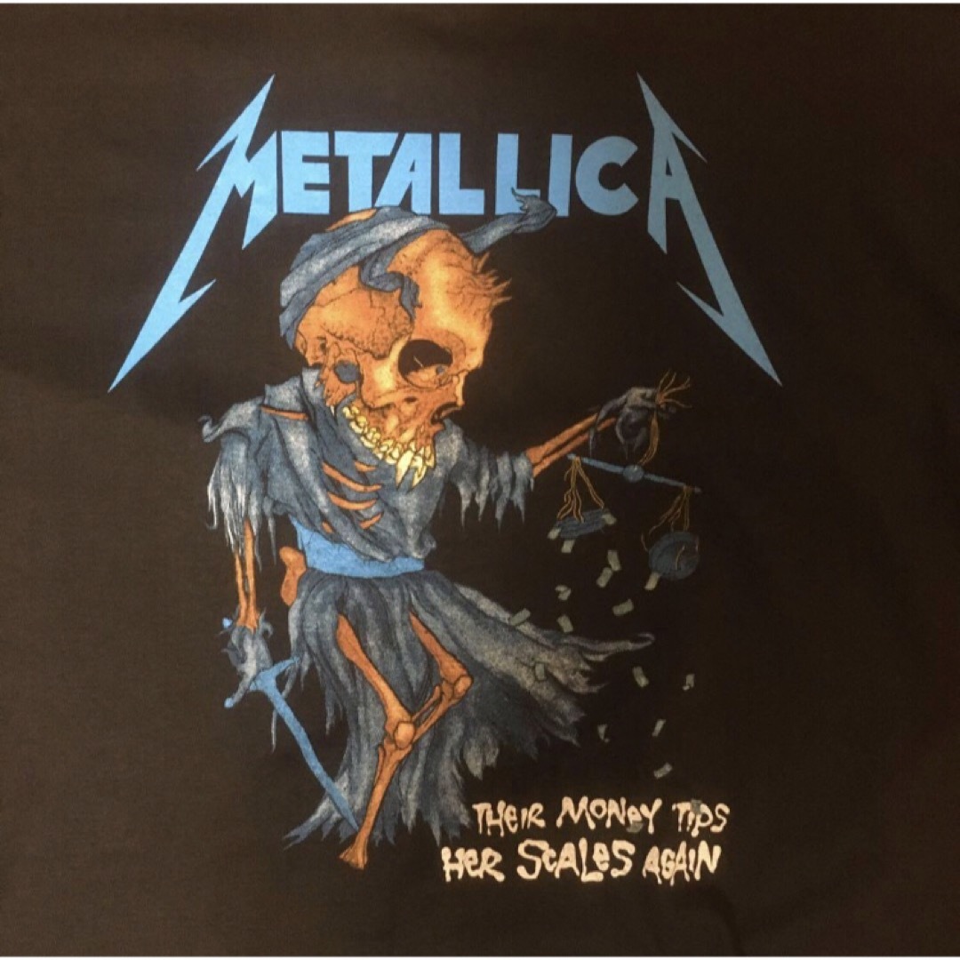 METALLICA(メタリカ)の【XLサイズ】メタリカ☆バンドTシャツ　両面プリント　ブラック　新品未使用 メンズのトップス(Tシャツ/カットソー(半袖/袖なし))の商品写真