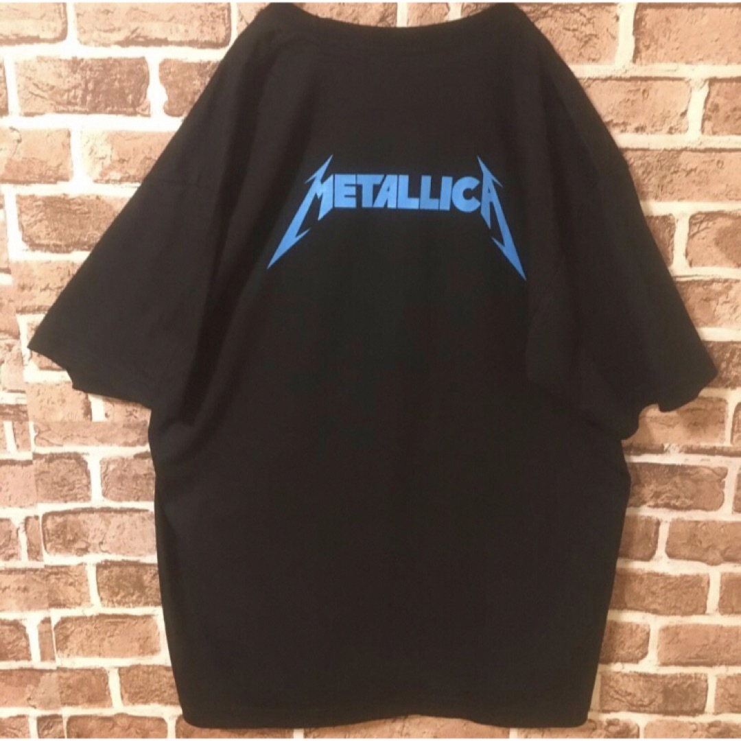 METALLICA(メタリカ)の【XLサイズ】メタリカ☆バンドTシャツ　両面プリント　ブラック　新品未使用 メンズのトップス(Tシャツ/カットソー(半袖/袖なし))の商品写真