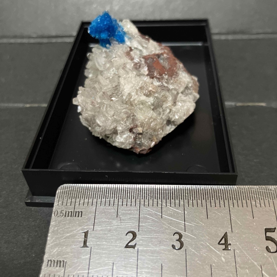 ②カバンシ石　カバンサイト　標本　原石　天然石　鉱物　鉱石　青　ブルー