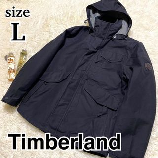 Timberland - 美品　ティンバーランド　ミリタリージャケット　ライナー　起毛　4way L 本革