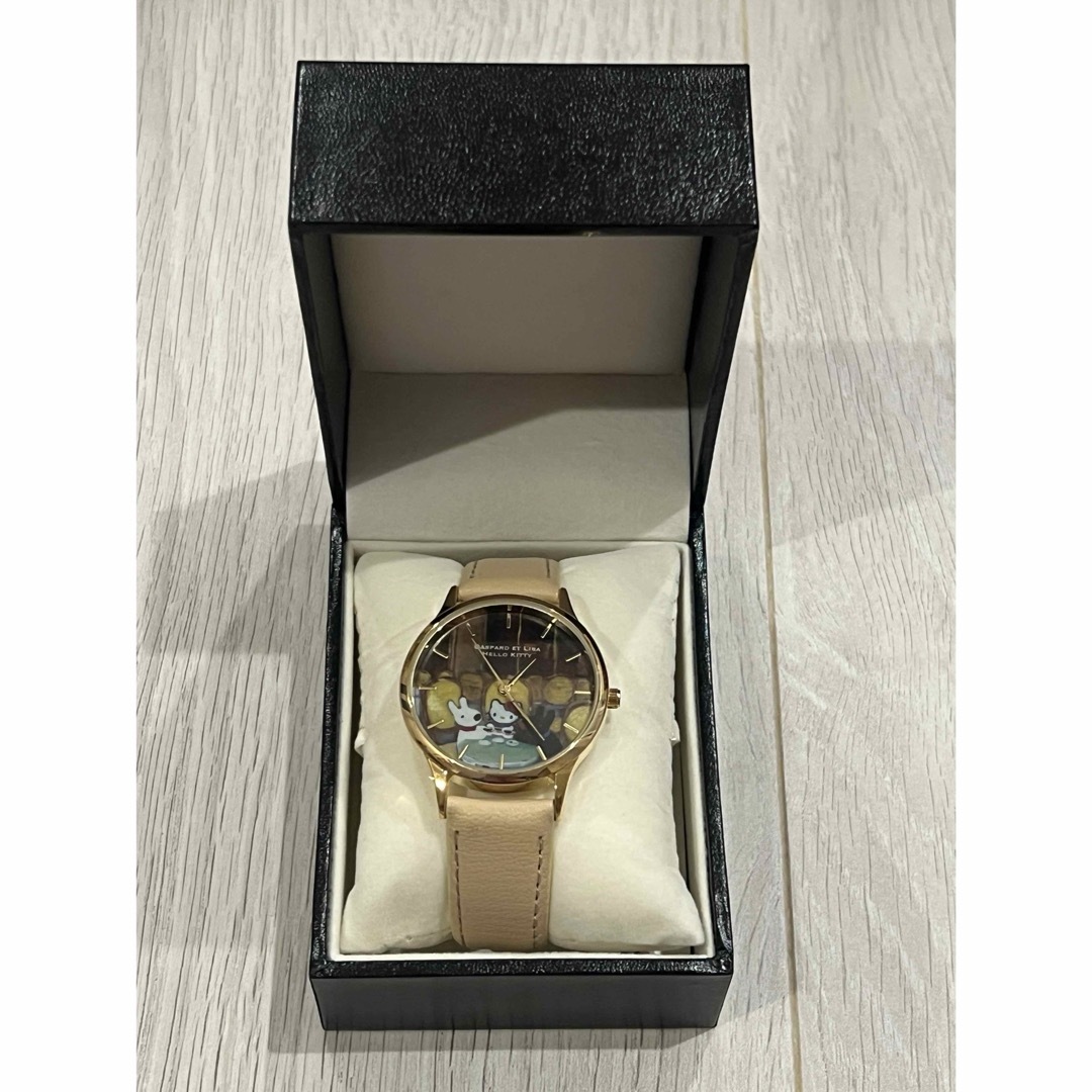 サンリオ(サンリオ)のハローキティ×リサとガスパール　腕時計　コラボ レディースのファッション小物(腕時計)の商品写真