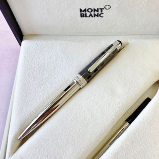 モンブラン(MONTBLANC)の美品 モンブラン ボールペン ソリテール montblanc 箱・替え芯付き(ペン/マーカー)