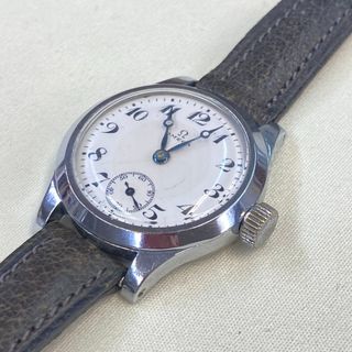 オメガ(OMEGA)のオメガ　希少　戦前手巻き　スモールセコンド　ユニセックス腕時計　稼働品(腕時計(アナログ))