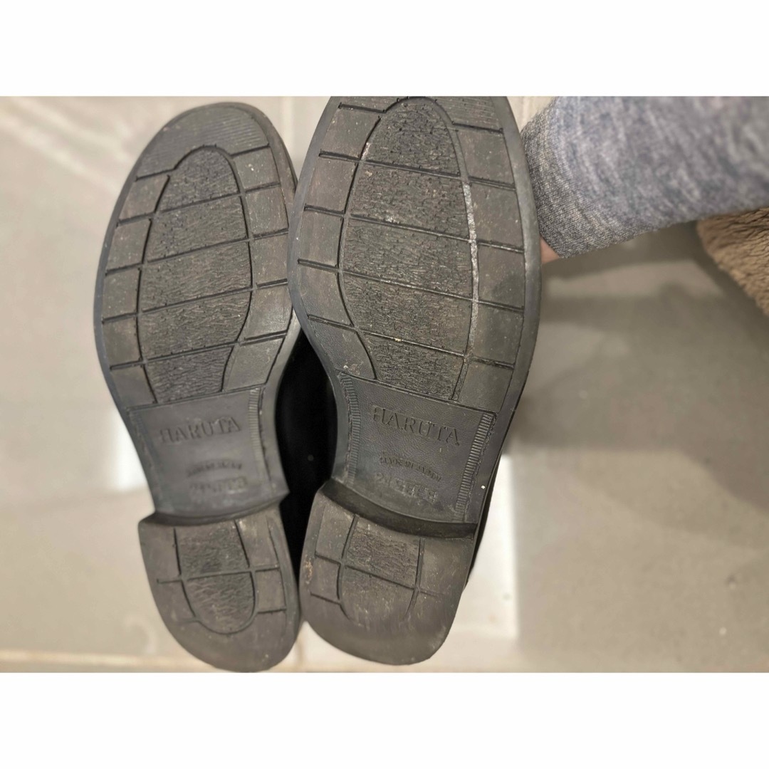 【再値下げ】ハルタ　革靴　24.5  EEE  学生 キッズ/ベビー/マタニティのキッズ靴/シューズ(15cm~)(ローファー)の商品写真