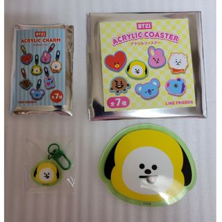 ビーティーイシビル(BT21)のACRYLIC COASTERおよび CHARM セットCHIMMY(アイドルグッズ)