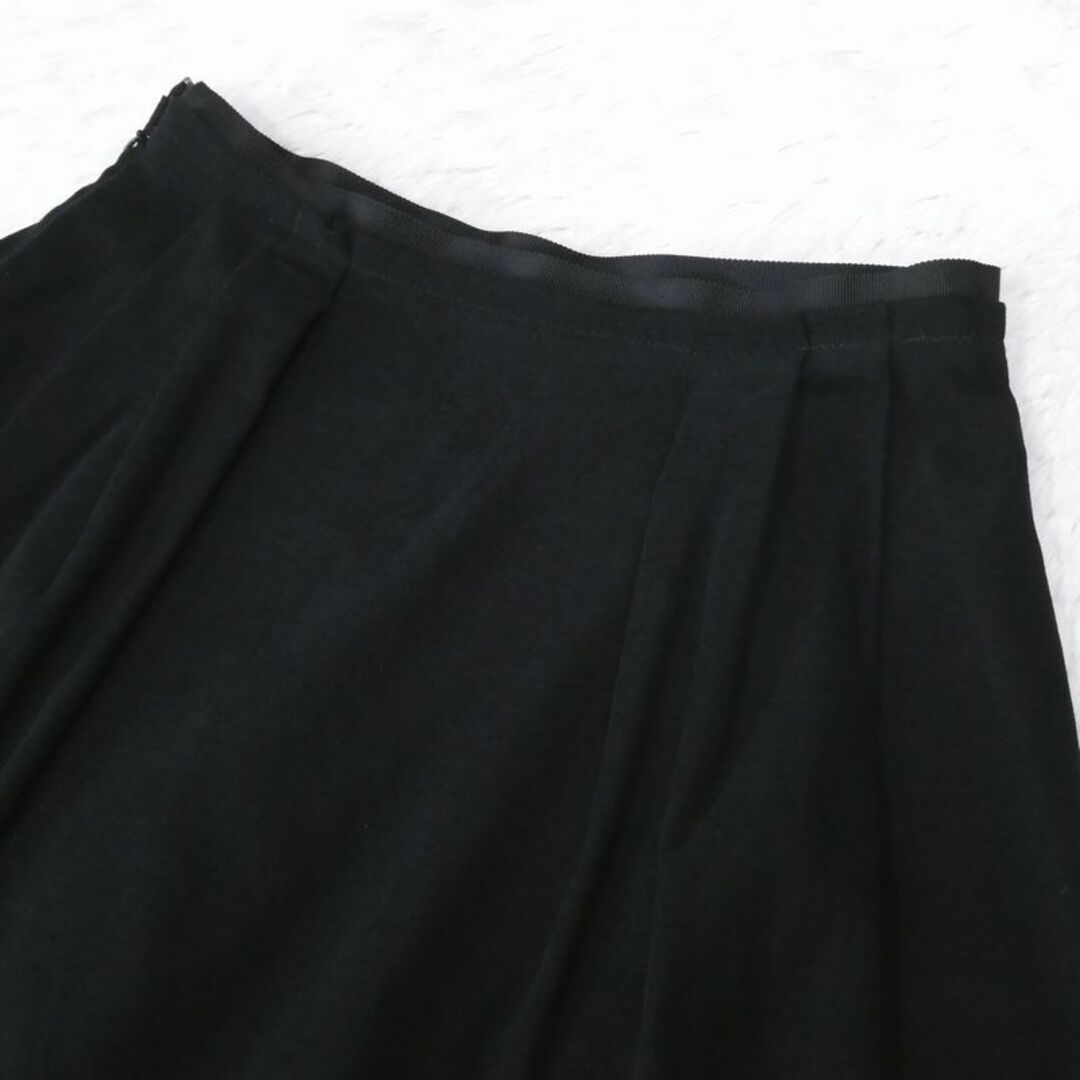 INED(イネド)のINED イネド レディース スカート フレア ひざ丈 日本製 Lサイズ 黒 レディースのスカート(ひざ丈スカート)の商品写真