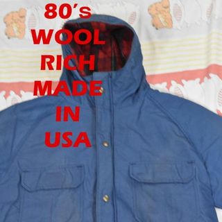 ウールリッチ(WOOLRICH)のウールリッチ 80s マウンテンパーカ 13604c USA製 00 ビンテージ(マウンテンパーカー)