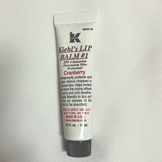 キールズ(Kiehl's)のレア品　キールズ リップ バーム no.1 クランベリー(リップケア/リップクリーム)