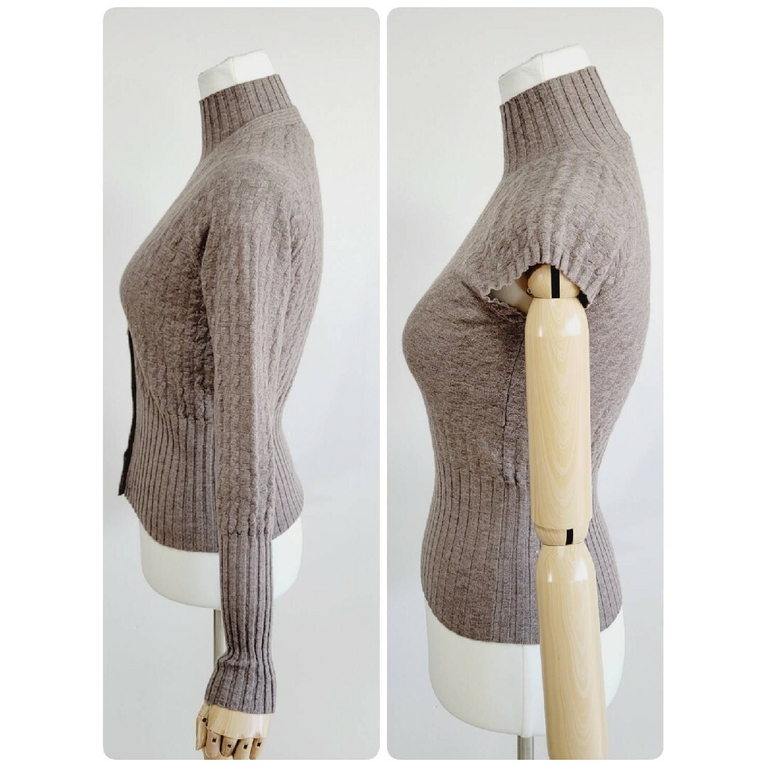 最高級【カシミヤ100%】エルメス ケーブルニット カーディガン 最高級【カシミヤ100%】エルメス ケーブルニット カーディガン