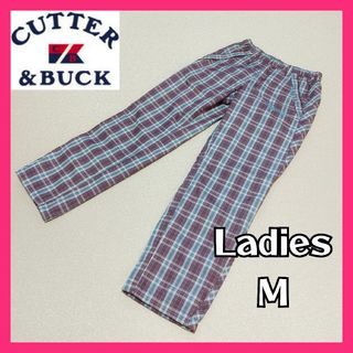 カッターアンドバック(CUTTER & BUCK)の【CUTTER & BUCK】美品中綿パデットパンツ ゴルフウェア レディースＭ(ウエア)