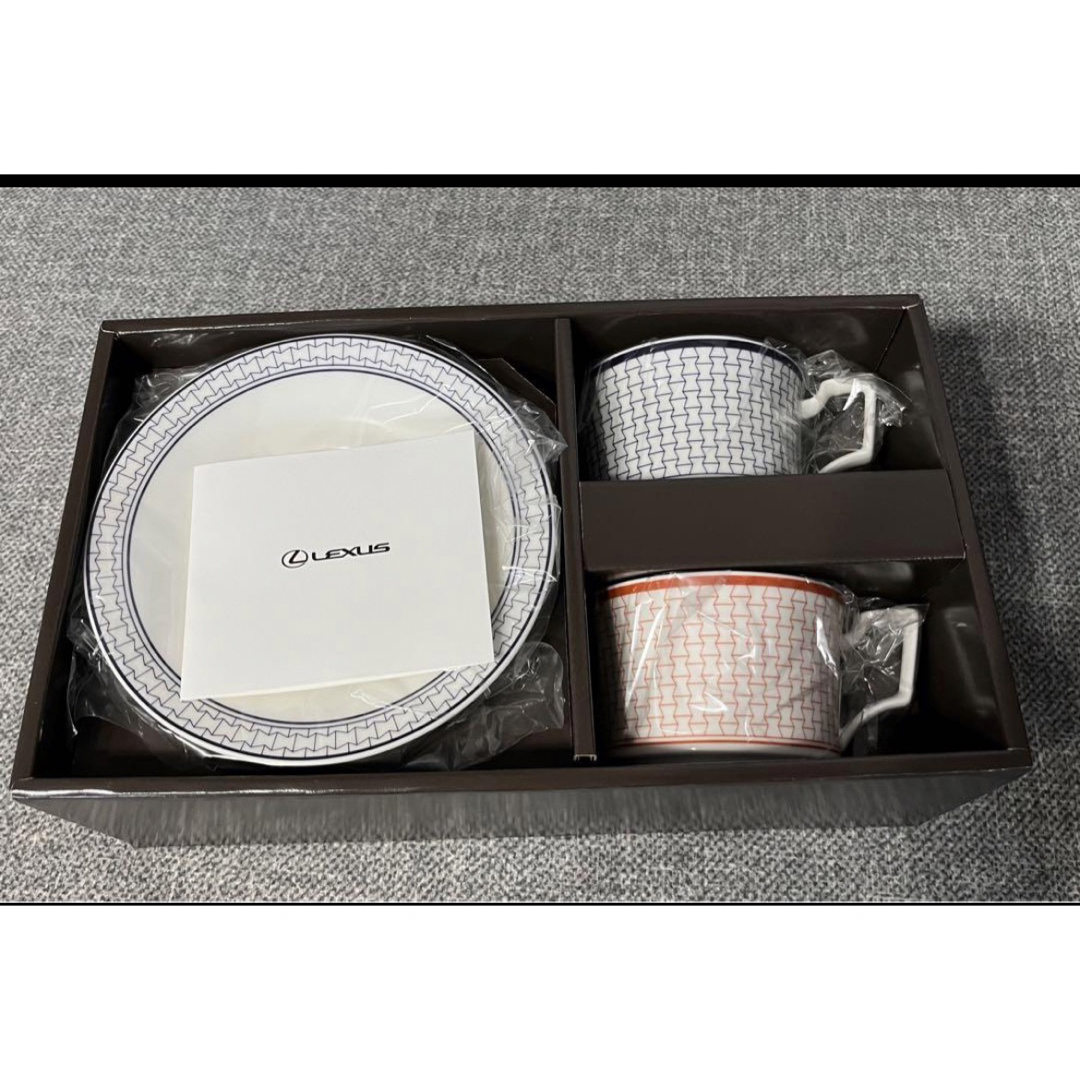 Noritake(ノリタケ)の【新品】レクサス　カップ&ソーサー　ノリタケコラボ インテリア/住まい/日用品のキッチン/食器(食器)の商品写真