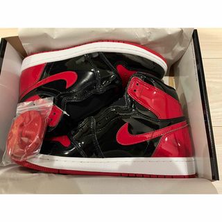 ジョーダン(Jordan Brand（NIKE）)のNIKE エアジョーダン1レトロPatentBred HIGH OG26.5cm(スニーカー)