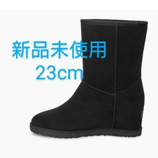 アグ(UGG)の新品＊アグ UGG ブーツ クラシック フェム ショート ブラック23cm(ブーツ)