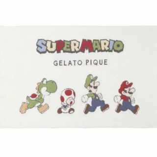 ジェラートピケ(gelato pique)のジェラートピケ  スーパーマリオベビモコジャガードブランケット マリオ (おくるみ/ブランケット)